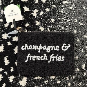 Kate Spade New York x Target Champagne & French Fries Beaded Clutch Pouch